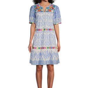 John Mark Embroidered Dress